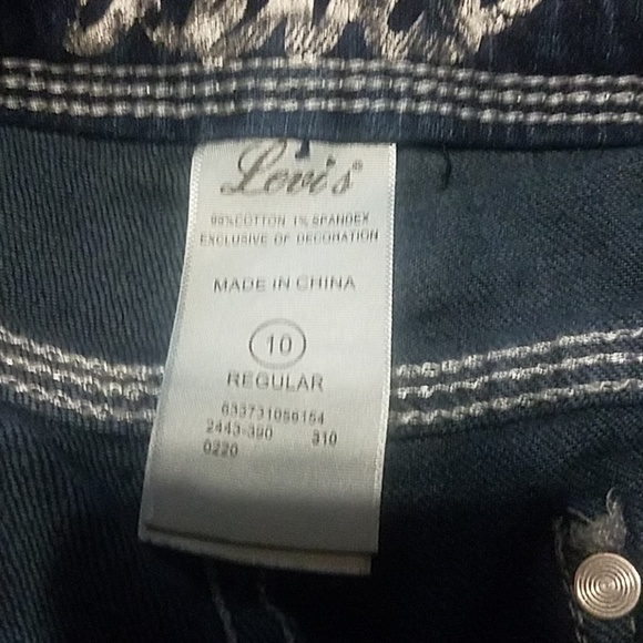 Girl's Levi Jean's - Picture 5 of 6